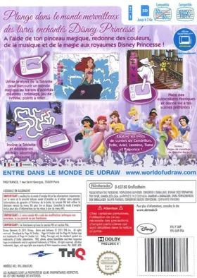 uDraw Disney Princess Enchanting Storybooks box cover back